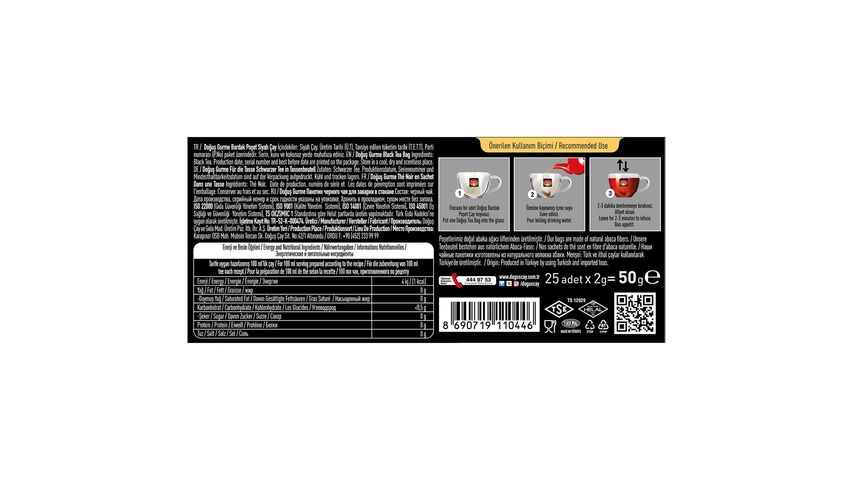 Doğuş Gurme Poşet Çay 25 x 2 g
