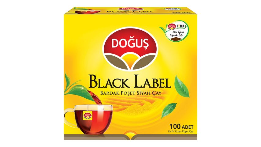 Doğuş Black Label Bardak Poşet Çayı 100'lü 200 g