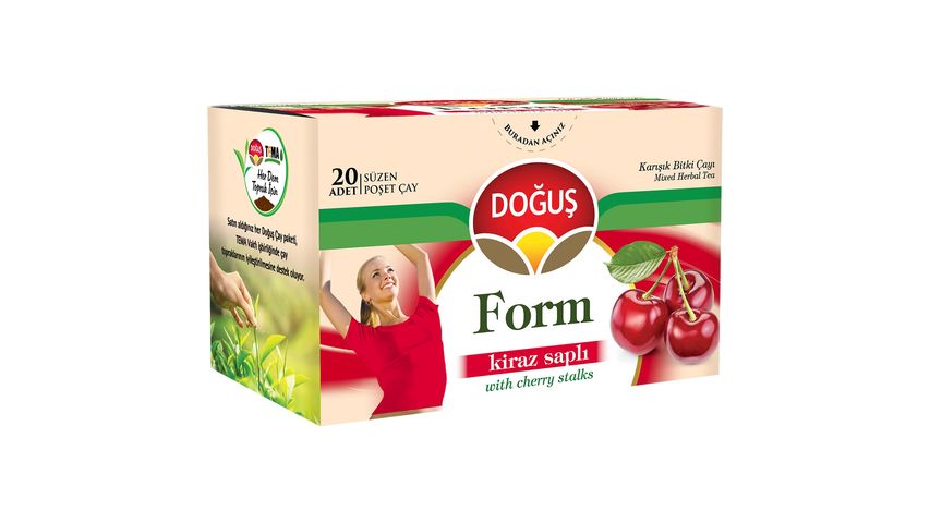Doğuş Kiraz Saplı Form Çayı 20'li