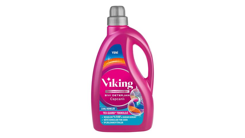 Viking TECHNOPOWER Sıvı Çamaşır Deterjanı Capcanlı 2.7 L