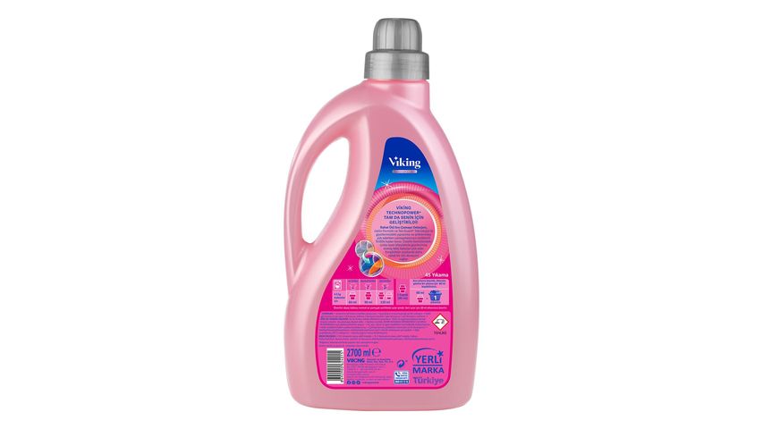 Viking TECHNOPOWER Sıvı Çamaşır Deterjanı Rahat Ütü 2.7 L