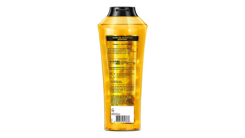 Gliss Oil Nutritive Nourishing Shampoo 400 ml