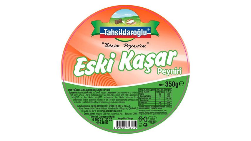 Tahsildaroğlu Eski Kaşar Peyniri 350 g