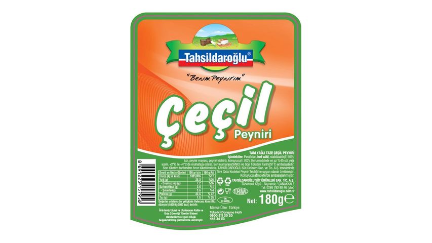 Tahsildaroğlu Çeçil Peyniri 180 g