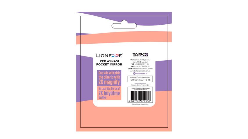 Lionesse Deniz Kabuğu Cep Aynası