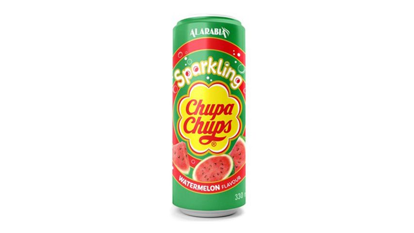 Chupa Chups Watermelon Flavored Carbonated Drink 330 ml