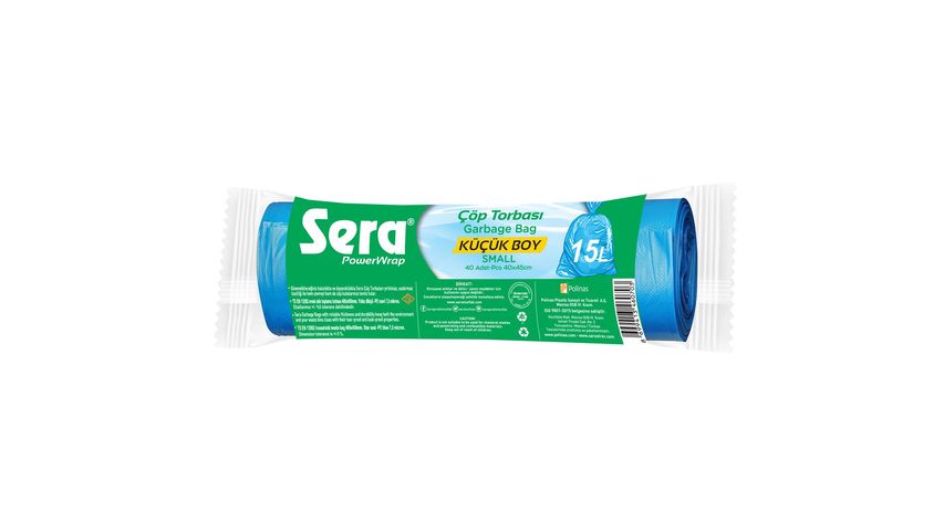 Sera Çöp Torbası Küçük Boy 40'lı