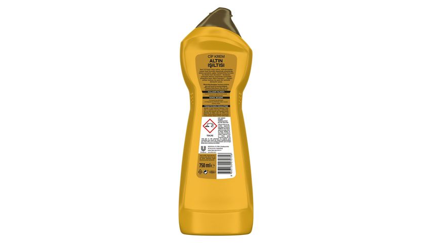 Cif Krem Yüzey Temizleyici Altın Işıltısı 750 ml