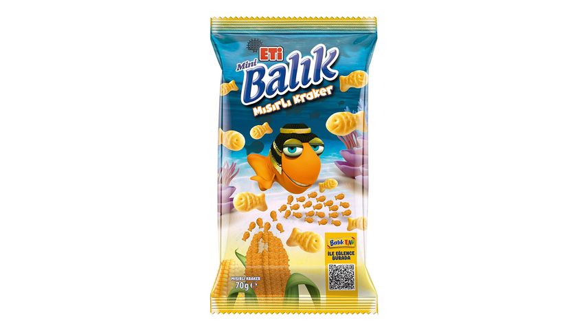 Eti Mini Mısırlı Balık Kraker 70 g