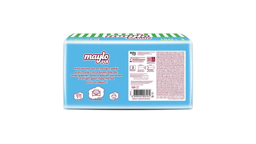 Maylo Puf Mendil 150 Adet - 3 Katlı