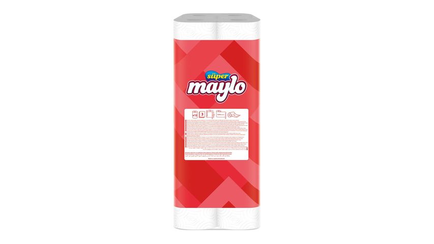 Süper Maylo Havlu 12'li