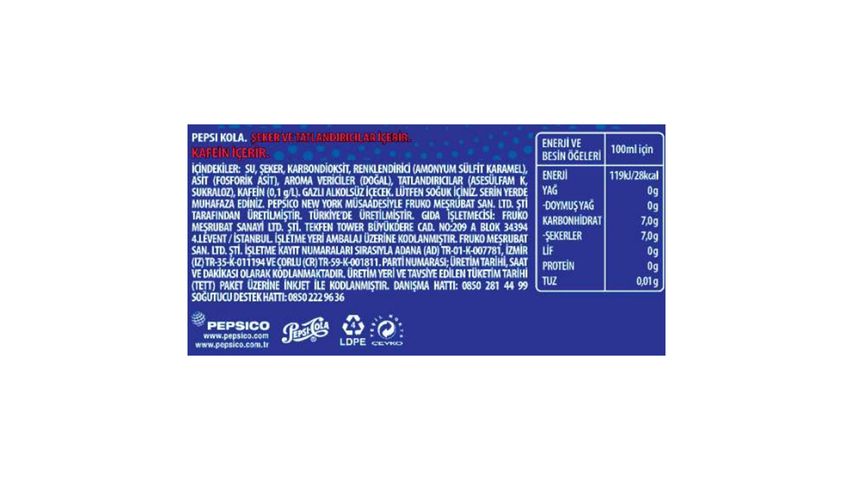 Pepsi Kola Kutu 4 x 330 ml