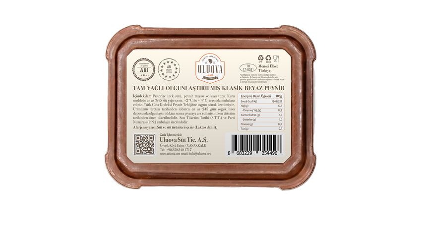 Uluova Klasik Beyaz Peynir 350 g