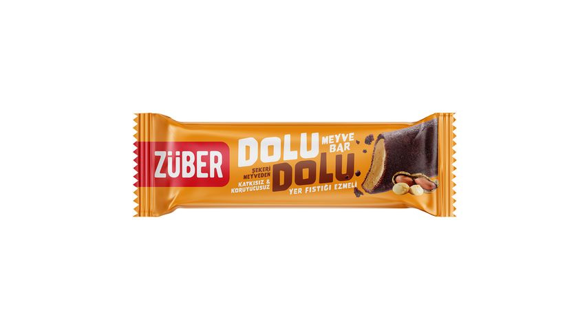 Züber Dolu Dolu Yer Fıstığı Ezmeli Meyve Bar 30 g