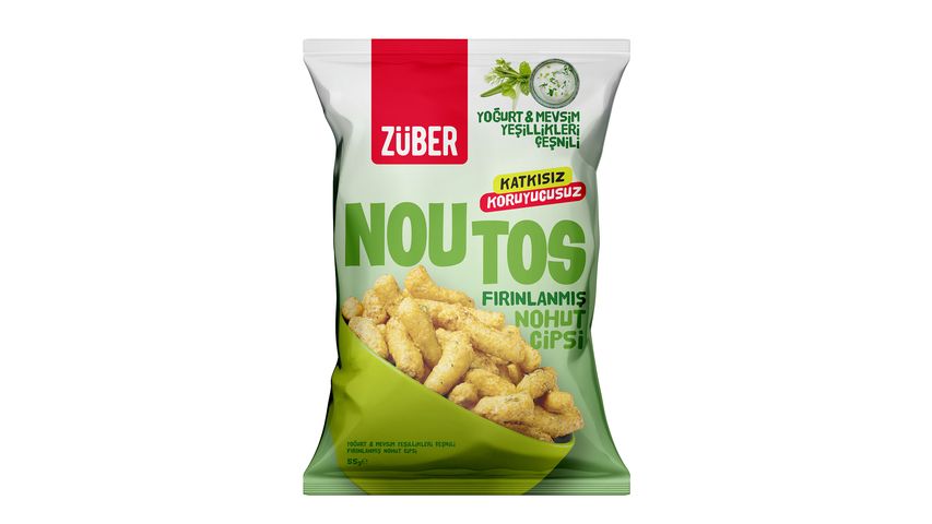 Züber Noutos Yoğurt & Mevsim Yeşillikleri Nohut Cips 55 g