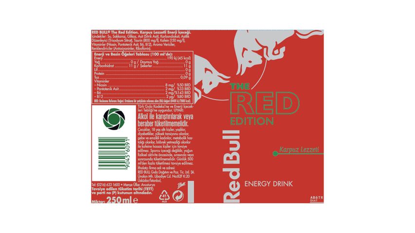Red Bull Enerji İçeceği Karpuz 250 ml