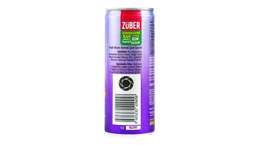 Züber Tropical Fruit Flavored Ice Tea 250 ml