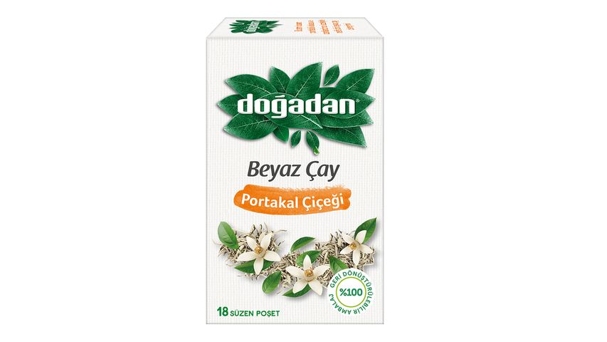 Doğadan Orange Blossom White Tea (18 Tea Bags)
