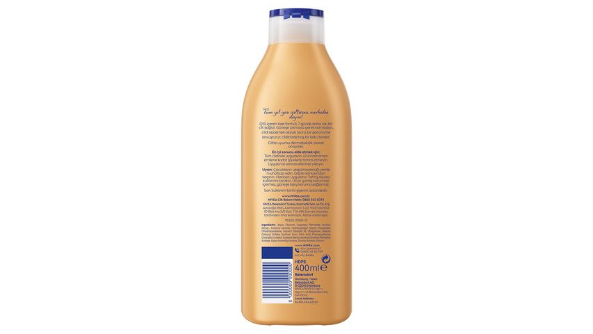 NIVEA Q10 Sıkılaştırıcı & Bronzlaştırıcı Vücut Losyonu 400 ml