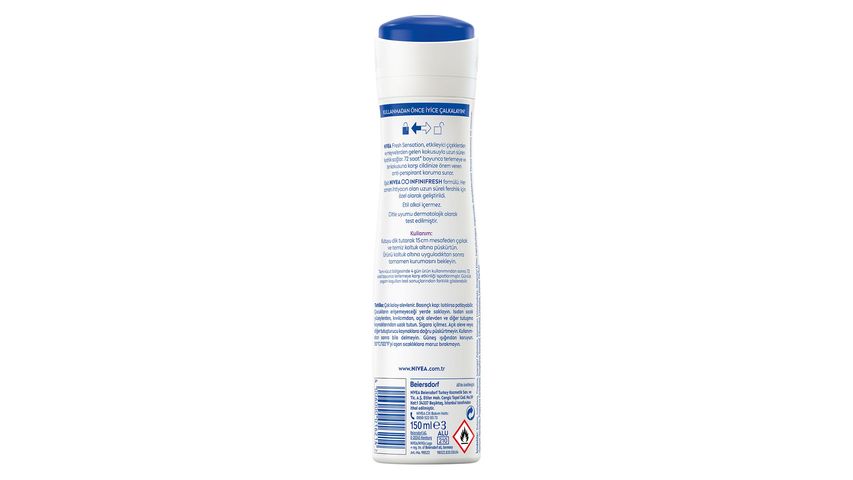 NIVEA Kadın Sprey Deodorant Fresh Sensation 150 ml