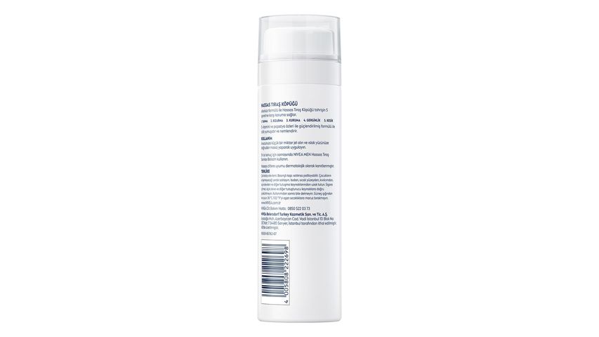 NIVEA MEN Erkek Hassas Cilt Tıraş Köpüğü 200 ml