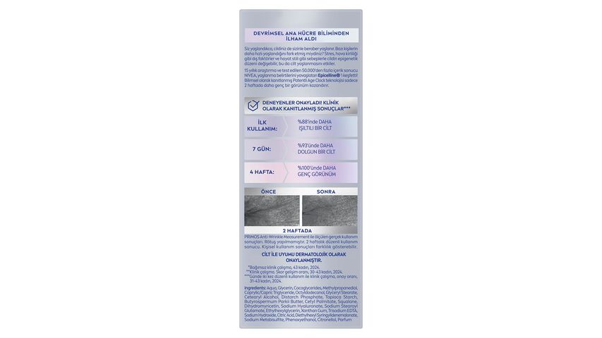 NIVEA Cellular Epigenetics Rejuvenating Yaşlanma Karşıtı Serum 30 ml