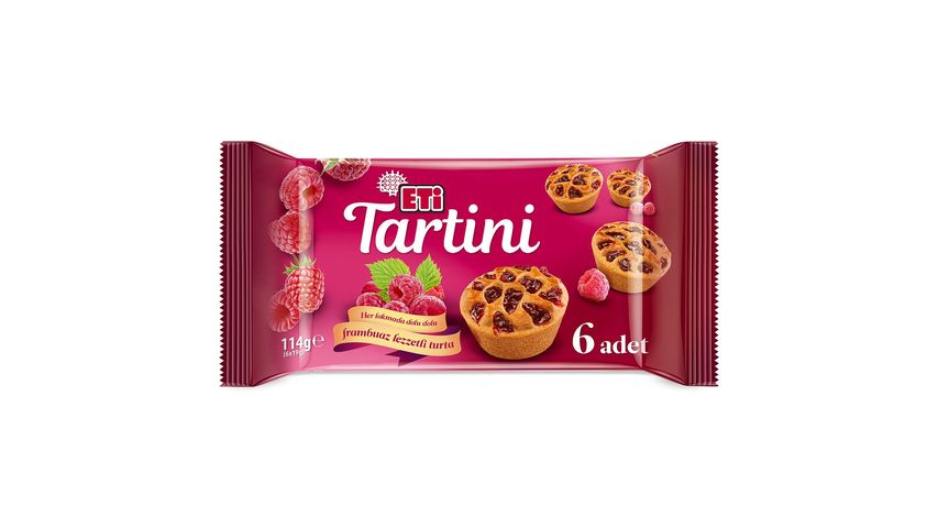 Eti Tartini Raspberry Tart Cake 114 g