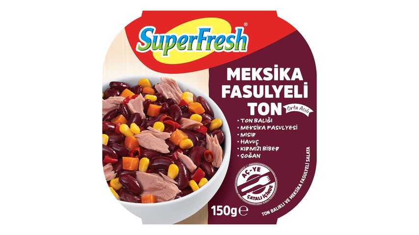 SuperFresh Meksika Fasulyeli Ton Balığı Salata 150 g