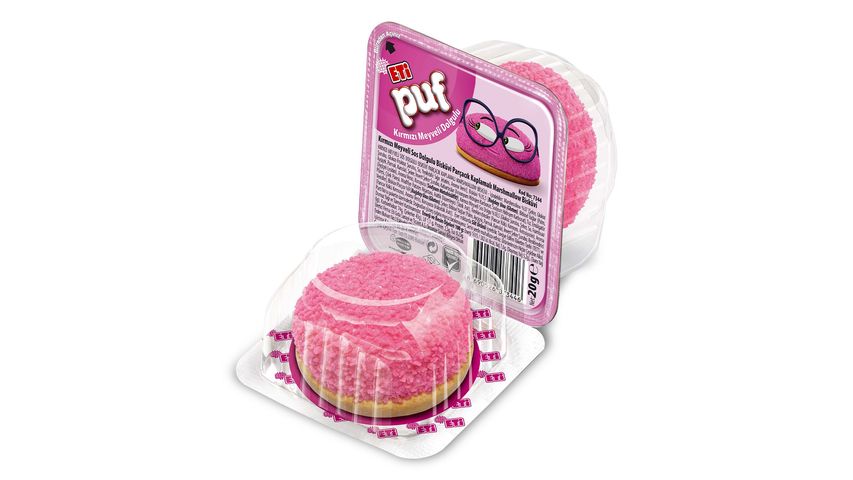 Eti Puffy Red Fruit Filled Biscuit 20 g