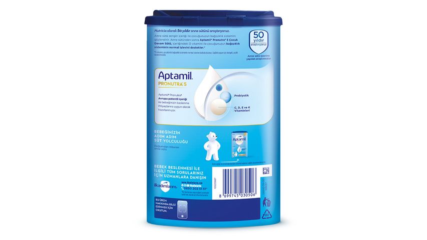 Aptamil 5 Çocuk Devam Sütü 800 x 2 Adet 1600 g