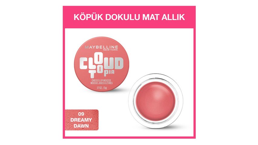 Maybelline Cloudtopia Mousse Blush 09