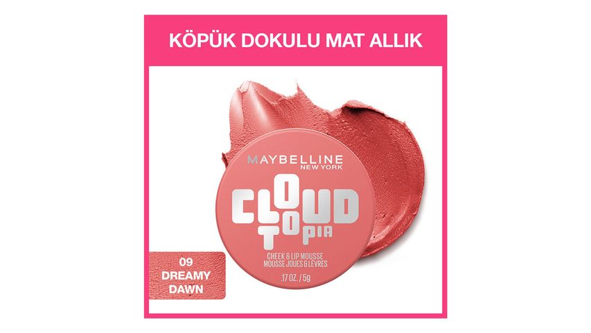 Maybelline Cloudtopia Mousse Blush 09