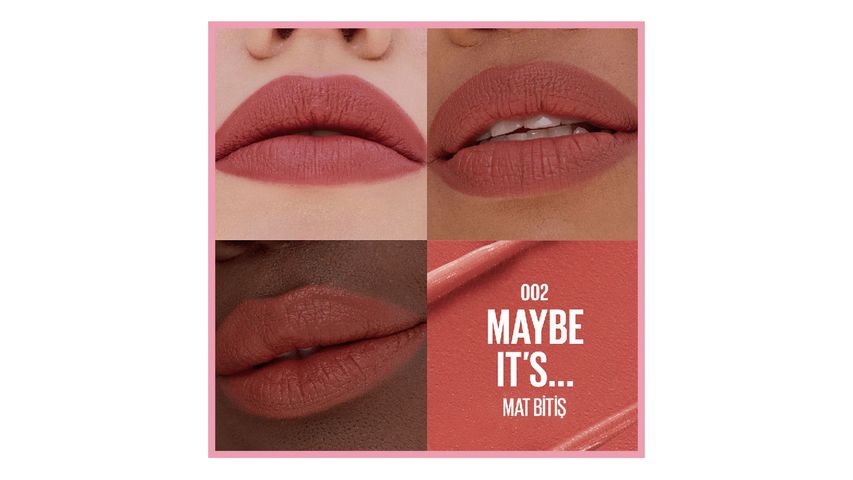 Maybelline Slip On Serum Matte Lipstick 002