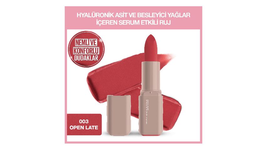 Maybelline Slip On Serum Matte Lipstick 003