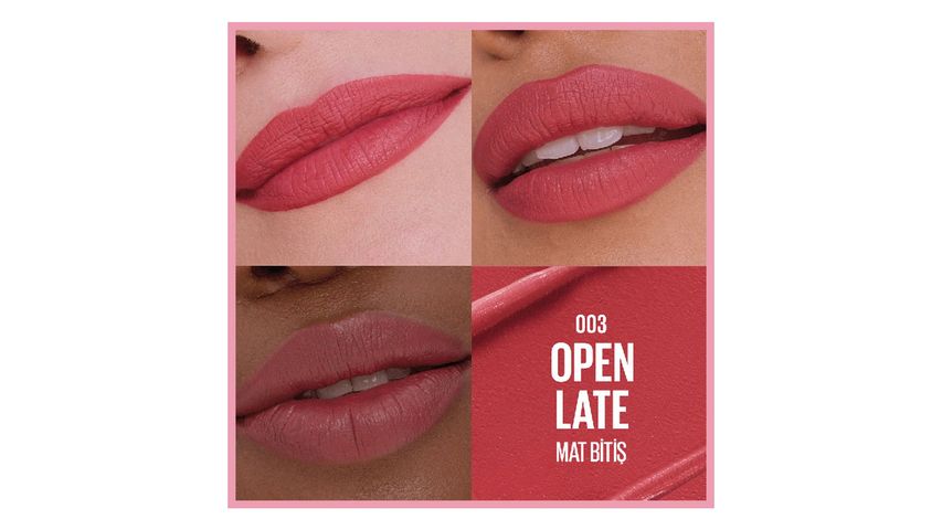 Maybelline Slip On Serum Matte Lipstick 003