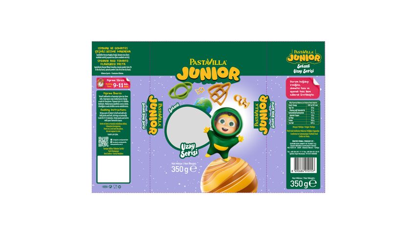 Pastavilla Junior Vegetable Space Series Pasta 350 g