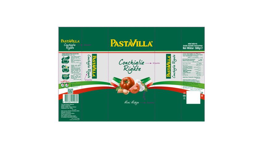 Pastavilla Mini Midye Makarna 500 g