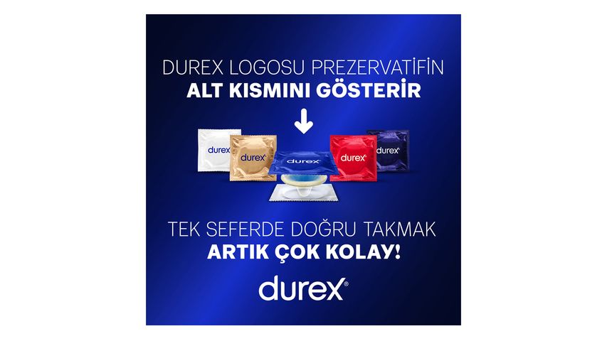 Durex Intense Uyarıcı Jelli ve Tırtıklı Prezervatif 10'lu