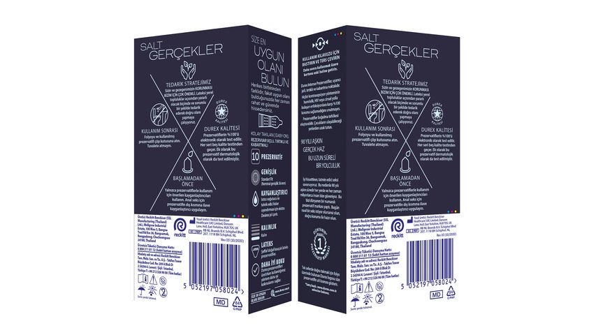 Durex Intense Uyarıcı Jelli ve Tırtıklı Prezervatif 10'lu