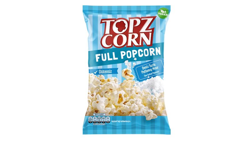 Topz Corn Deniz Tuzlu Popcorn 105 g