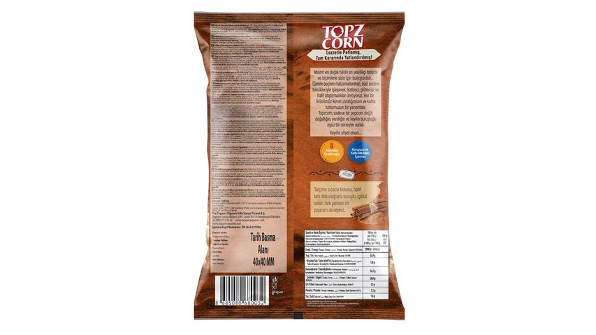 Topz Corn Tatlı & Tarçınlı Popcorn 160 g