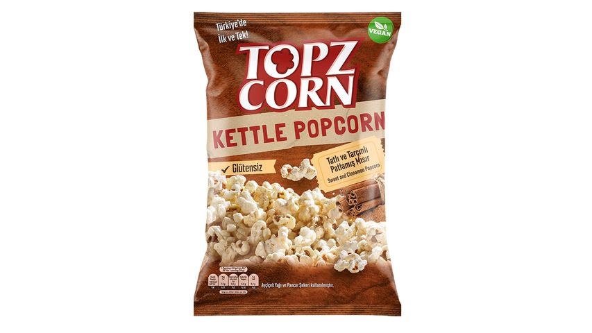 Topz Corn Tatlı & Tarçınlı Popcorn 160 g