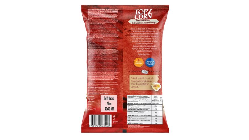 Topz Corn Sweet & Salty Gluten-Free Kettle Popcorn 160 g