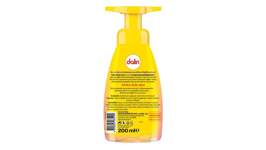 Dalin Köpük Sabun Orman Meyvesi Kokulu 200 ml