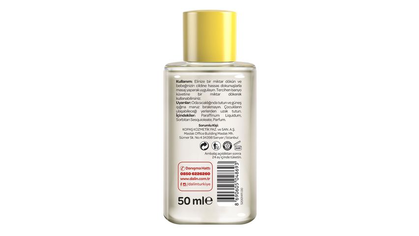 Dalin Bebek Yağı Mini Boy 50 ml