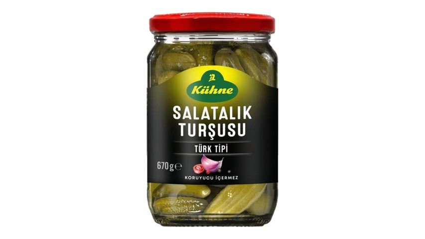 Kühne Türk Tipi Salatalık Turşusu 670 g