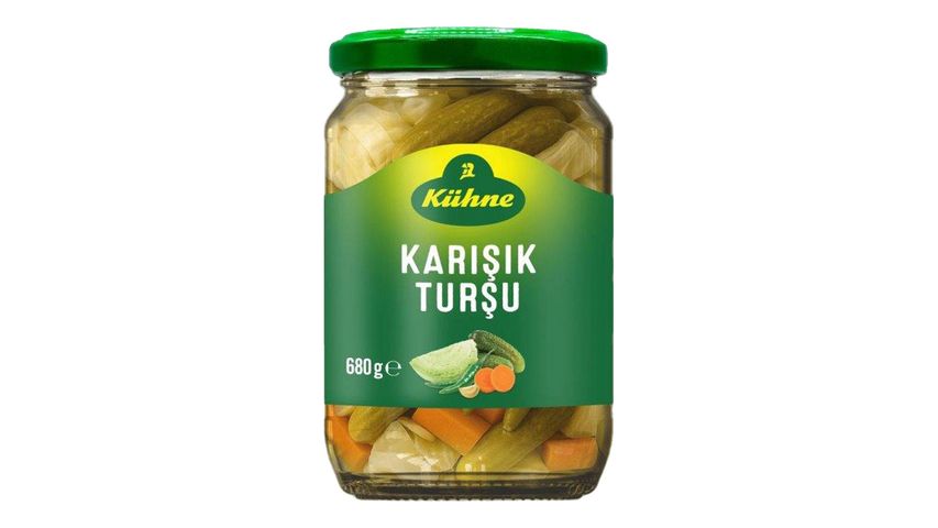 Kühne Turkish Type Mixed Pickles 680 g