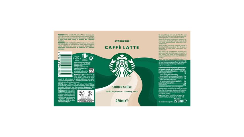 Starbucks Chilled Classics Latte 220 ml