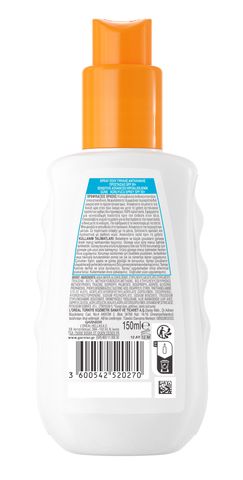 Garnier Ambre Solaire Sensitive Advanced Çocuk Hipoalerjenik Güneş Koruyucu Sprey SPF50+150 ml