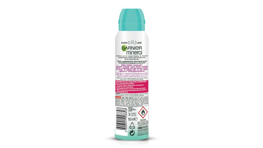 Garnier Mineral Anti Perspirant Kadın Deodorant Termal Koruma